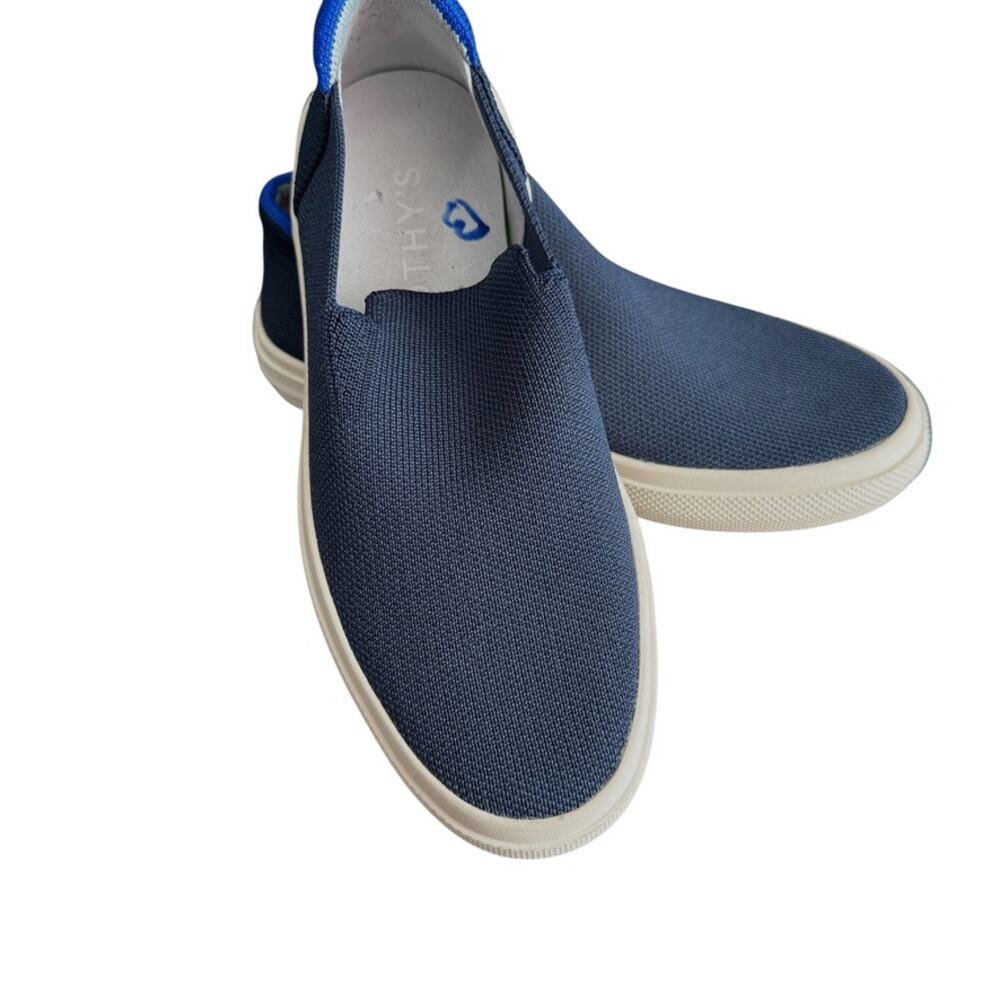 Rothy's Original Slip On Sneakers Women 5.5โ Navy Comfort Lightweight Casual
